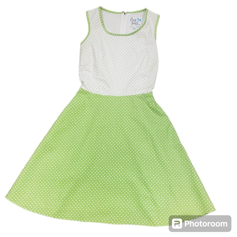 Bea and Dot by ModCloth 60' Green Polka Dot Dress